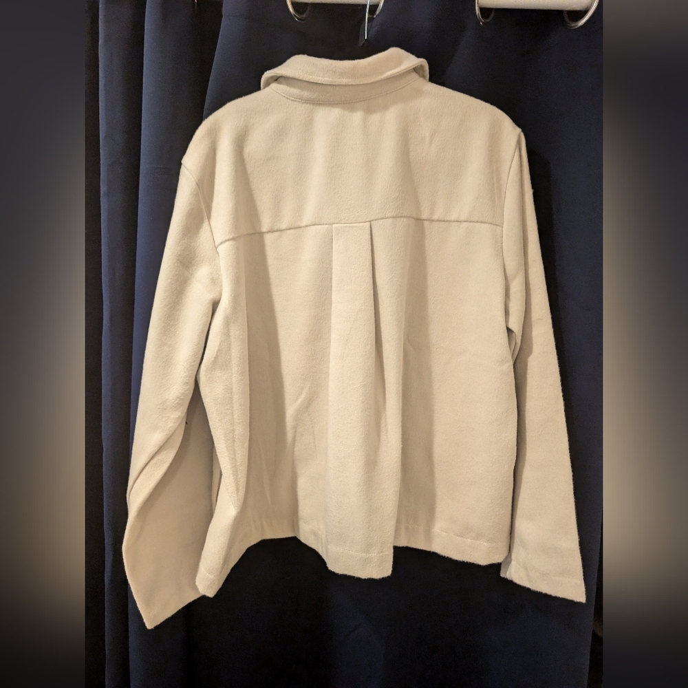 Banana Republic Cream Jacket with Snap Buttons - Picture 10 of 16